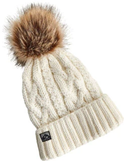 Storm Creek The Show-Off Pom Hat -Thread Logic Store 1030 White Hat