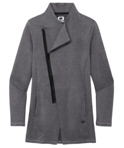 OGIO Ladies Transition Full-Zip 7 OGIO Ladies Transition Full-Zip -Thread Logic Store 10500 BlacktopHthr 5 LOG821BlacktopHthrFlatFront 1200W