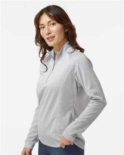 Adidas Ladies Space Dyed Quarter-Zip Pullover -Thread Logic Store 109987 oms fm