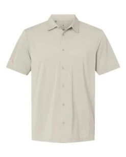 OUTLET-Adidas Button Down Short Sleeve Shirt