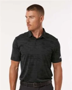 Adidas Ultimate365 Textured Stripe Polo 34 Adidas Ultimate365 Textured Stripe Polo -Thread Logic Store 112839 omf fm