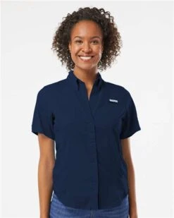 Columbia Ladies PFG Tamiami II Short Sleeve Shirt 29 Columbia Ladies PFG Tamiami II Short Sleeve Shirt -Thread Logic Store 112947 omf fm