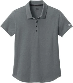 New Era Ladies Power Polo -Thread Logic Store 1200W 46573 ShdGyHthr 12 LNEA225ShdGyHthrFlatFront