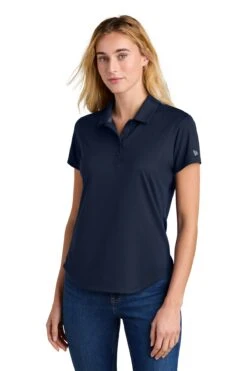 New Era Ladies Power Polo -Thread Logic Store 1200W 46573 TrueNavy 0 LNEA225TrueNavyModelFront