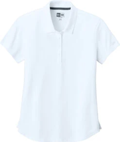 New Era Ladies Power Polo -Thread Logic Store 1200W 46573 White 5 LNEA225WhiteFlatFront