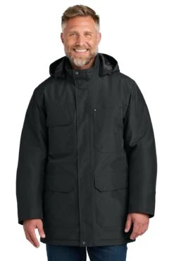 CornerStone Elements Insulated Parka -Thread Logic Store 1200W 46875 Black 0 CSJ10BlackModelFront