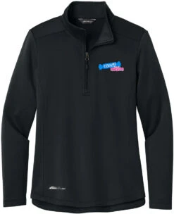 OUTLET-Eddie Bauer Ladies Smooth Mid Layer Fleece 1/2-Zip