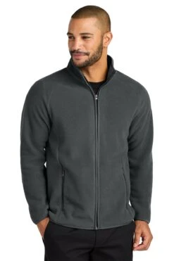 Port Authority C-FREE Raglan Fleece -Thread Logic Store 1200W 47185 GreySteel 0 F700GreySteelModelFront1