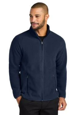 Port Authority C-FREE Raglan Fleece -Thread Logic Store 1200W 47185 TrueNavy 0 F700TrueNavyModelFront1