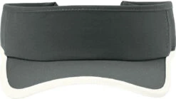 Sport-Tek Repeat Visor -Thread Logic Store 1200W 54591 IrGyWhite 1 STC57IrGyWhiteHatStraight