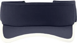 Sport-Tek Repeat Visor -Thread Logic Store 1200W 54591 TrNvWhite 1 STC57TrNvWhiteHatStraight