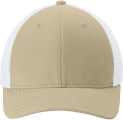 Sport-Tek Stretch-Tek Mesh Back Cap 24 Sport-Tek Stretch-Tek Mesh Back Cap -Thread Logic Store 1200W 54592 SaharaWht 1 STC60SaharaWhtHatStraight