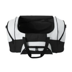Port Authority Colorblock Sport Duffel Bag -Thread Logic Store 1200W 917 BlackGrey 4 BG99BlackGreyBagInside2