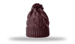 OUTLET-Richardson Chunk Twist Knit Beanie W/ Cuff & Pom -Thread Logic Store 141 FRONT 6dd20235 b9fc 45e3 bc5b 4b6669e660b5