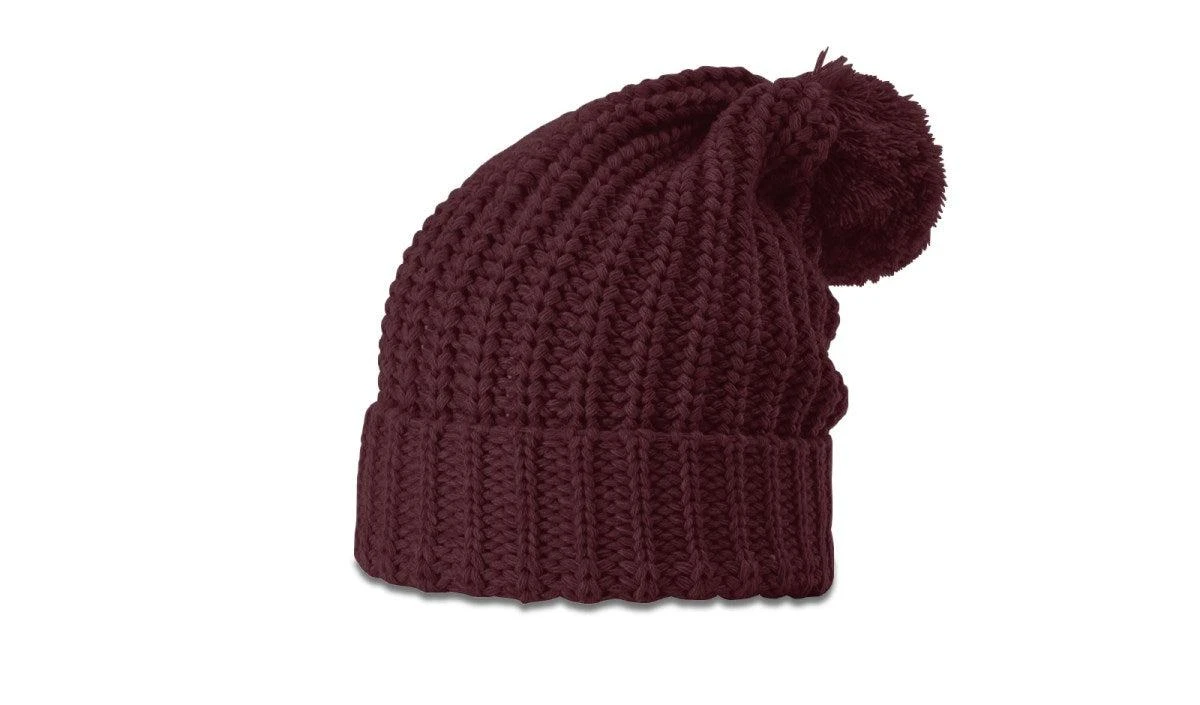 Richardson Chunk Cable Beanie W/ Cuff & Pom 8 Richardson Chunk Cable Beanie W/ Cuff & Pom - Image 8