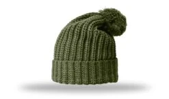 Richardson Chunk Cable Beanie W/ Cuff & Pom 24 Richardson Chunk Cable Beanie W/ Cuff & Pom -Thread Logic Store 143 LEFT