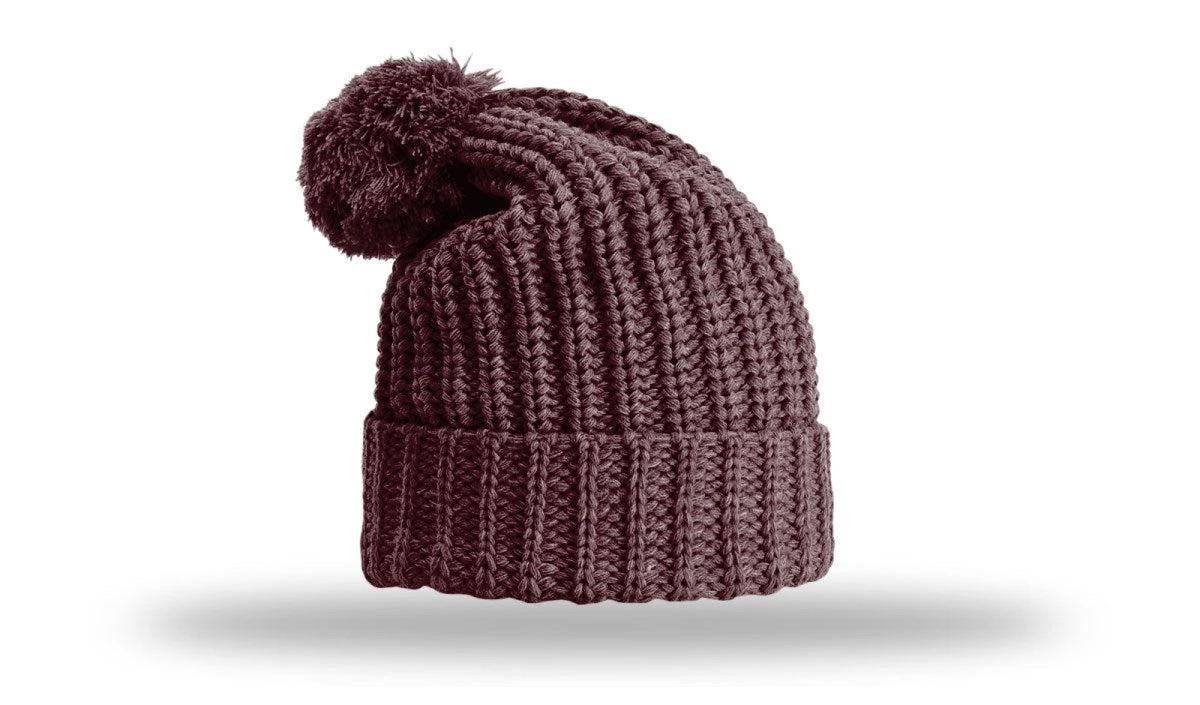 Richardson Chunk Cable Beanie W/ Cuff & Pom 11 Richardson Chunk Cable Beanie W/ Cuff & Pom - Image 11