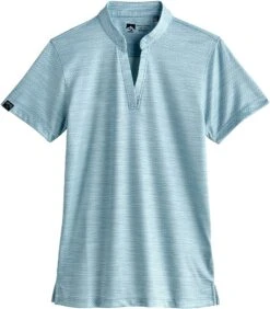 Storm Creek Ladies Unwinder Short Sleeve Bamboo Printed Polo -Thread Logic Store 1885 GLB