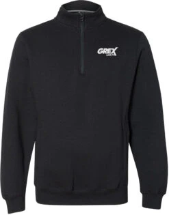 Russell Athletic Dri Power Quarter-Zip Cadet Collar Sweatshirt