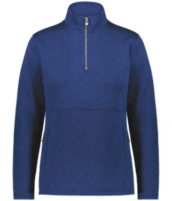 Holloway Ladies Alpine Sweater Fleece 1/4 Zip Pullover -Thread Logic Store 223740 U22 front d75ffc0e 1825 41ff a91b 007d8cf6ab37