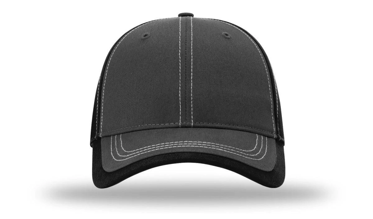 Richardson Charcoal Front W/ Contrast Stitching 2 Richardson Charcoal Front W/ Contrast Stitching - Image 2