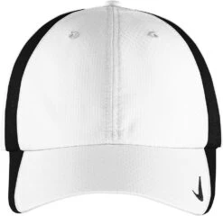 Nike Sphere Performance Cap 34 Nike Sphere Performance Cap -Thread Logic Store 31915 WhiteBlk 2 NKFD9709WhiteBlkHatStraight 1200W