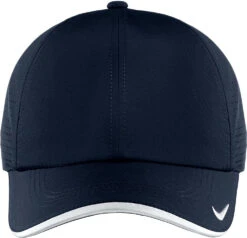 Nike Dri-FIT Perforated Performance Cap -Thread Logic Store 31918 NavyWhite 2 NKFB6445NavyWhiteHatStraight 1200W