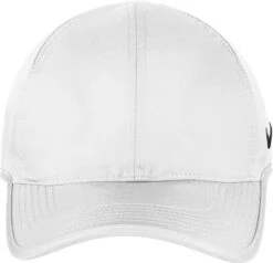 Nike Dri-FIT Featherlight Performance Cap -Thread Logic Store 31919 White 2 NKFB5666WhiteHatStraight 1200W