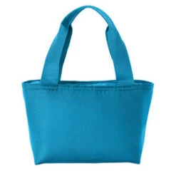 Port Authority Insulated Lunch Tote -Thread Logic Store 337W 54582 ParcelBlue 3 BG518ParcelBlueBagBack