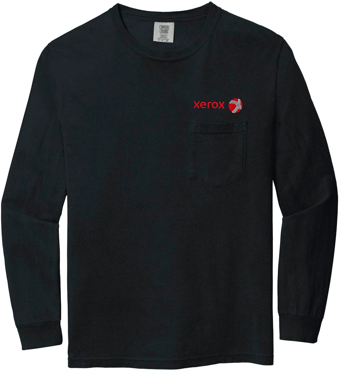 Comfort Colors Heavyweight Ring Spun Long Sleeve Pocket Tee 1 Comfort Colors Heavyweight Ring Spun Long Sleeve Pocket Tee