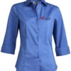 Edwards Ladies Tailored Full Placket Stretch Blouse