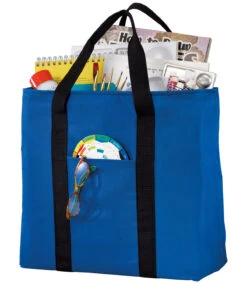 Port Authority All Purpose Tote Bag -Thread Logic Store 5790 Navy 6 B5000royalblackproppedv2GA16 1200W