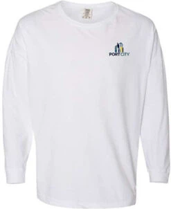 Comfort Colors Garment-Dyed Drop-Shoulder Long Sleeve T-Shirt