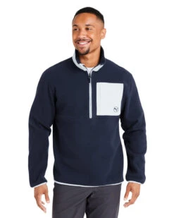 OUTLET-Puma Golf Fleece Quarter-Zip -Thread Logic Store 628407 54 z