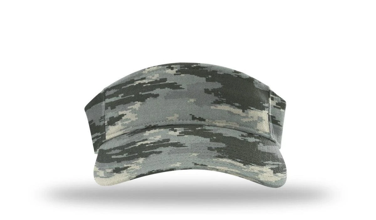 Richardson Twill Camo Visor 2 Richardson Twill Camo Visor - Image 2