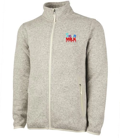 Charles River Heathered Fleece Jacket 1 Charles River Heathered Fleece Jacket