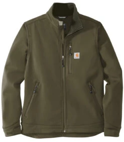 OUTLET-Carhartt Crowley Soft Shell Jacket -Thread Logic Store 9608 Moss 5 CT102199MossFlatFront2 1200W