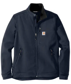 OUTLET-Carhartt Crowley Soft Shell Jacket -Thread Logic Store 9608 Navy 5 CT102199NavyFlatFront2 1200W
