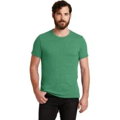 CLOSEOUT - Alternative Eco-Jersey Crew T-Shirt -Thread Logic Store AA1973 ecotruegreen model front 022016