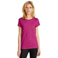 CLOSEOUT - Alternative Women's Legacy Crew T-Shirt 13 CLOSEOUT - Alternative Women's Legacy Crew T-Shirt -Thread Logic Store AA9072 fireberry model front 022016