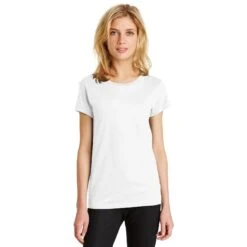 CLOSEOUT - Alternative Women's Legacy Crew T-Shirt 19 CLOSEOUT - Alternative Women's Legacy Crew T-Shirt -Thread Logic Store AA9072 white model front 022016