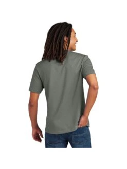 Allmade Unisex Heavyweight Recycled Cotton Tee -Thread Logic Store AL3000 ashgrey model back