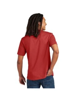 Allmade Unisex Heavyweight Recycled Cotton Tee -Thread Logic Store AL3000 beetred model back