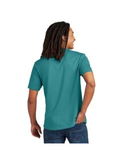 Allmade Unisex Heavyweight Recycled Cotton Tee -Thread Logic Store AL3000 oceanicteal model back