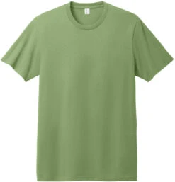 Allmade Unisex Heavyweight Recycled Cotton Tee -Thread Logic Store AL3000 oliveyougreen flat front