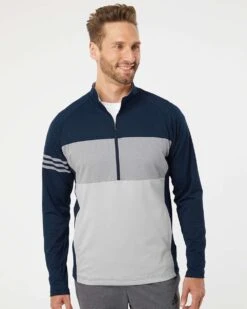 Adidas 3-Stripes Competition Quarter-Zip Pullover -Thread Logic Store Adidas 3 Stripes Competition Quarter Zip Pullover 10