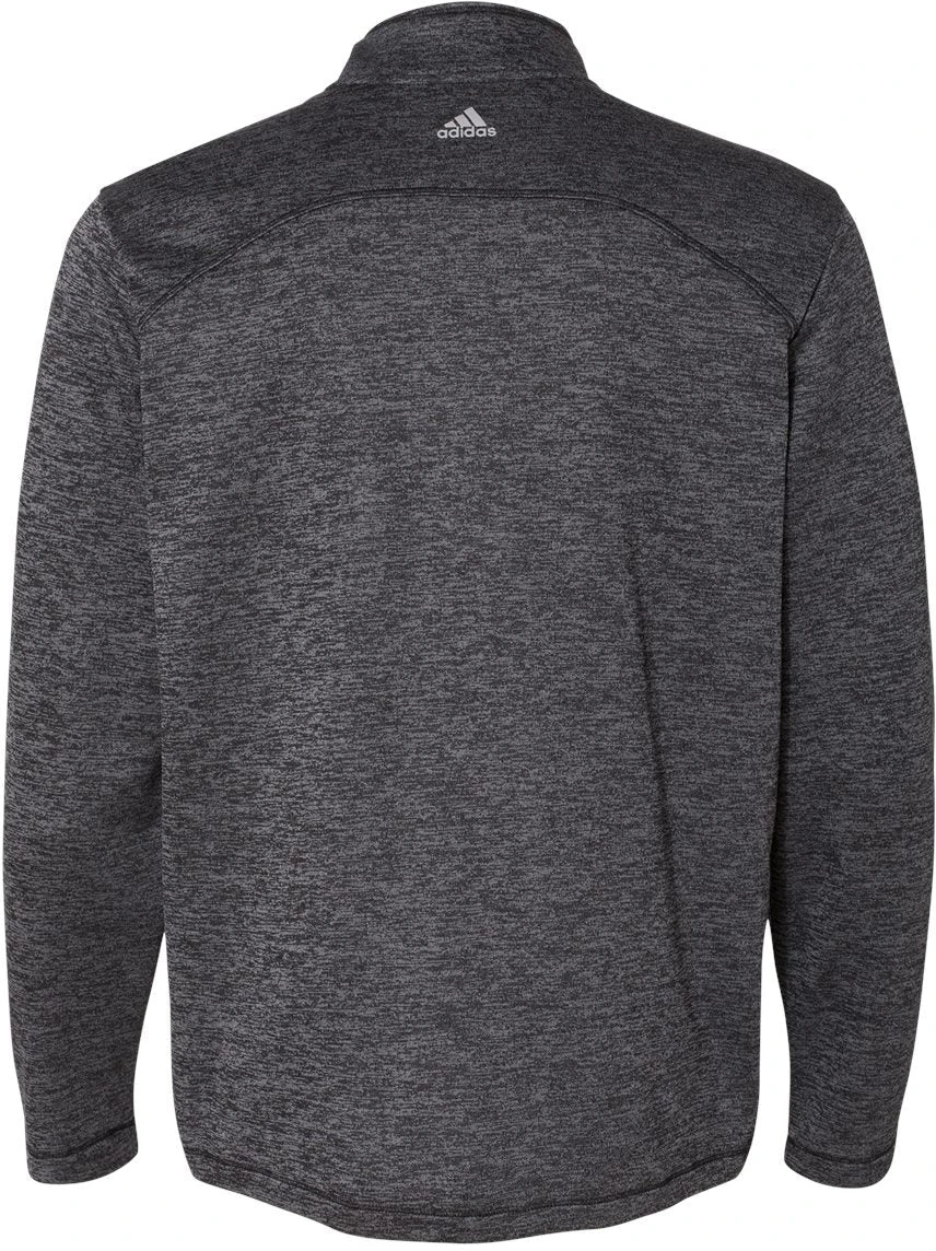 Adidas Brushed Terry Heathered QuarterZip Pullover 3 Adidas Brushed Terry Heathered QuarterZip Pullover - Image 3