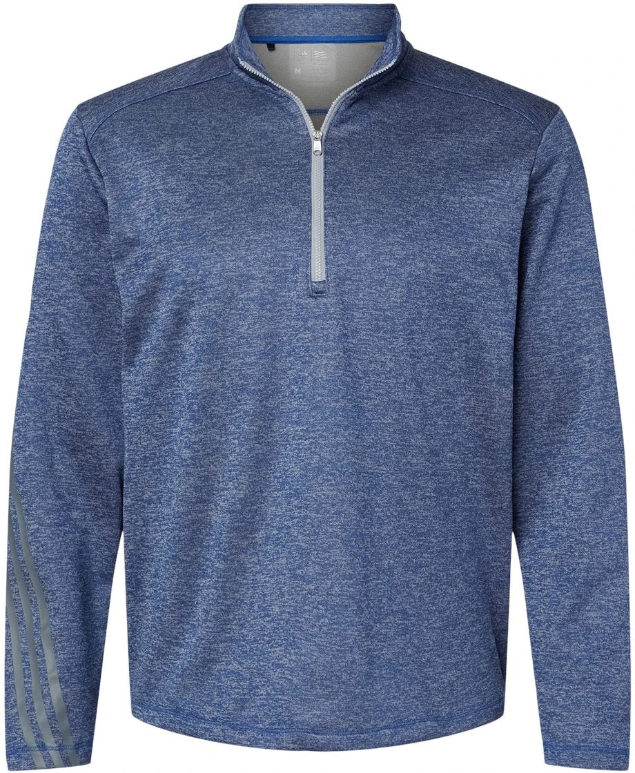 Adidas Brushed Terry Heathered QuarterZip Pullover 8 Adidas Brushed Terry Heathered QuarterZip Pullover - Image 8