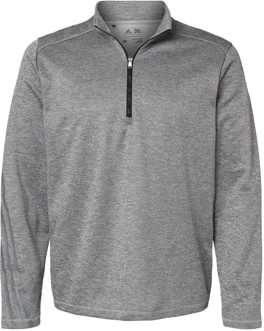 Adidas Brushed Terry Heathered QuarterZip Pullover 14 Adidas Brushed Terry Heathered QuarterZip Pullover - Image 14