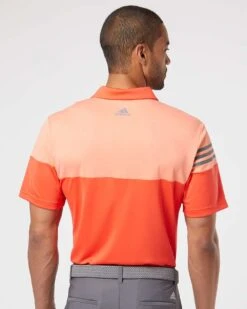 Adidas Heather 3Stripes Block Polo 32 Adidas Heather 3Stripes Block Polo -Thread Logic Store Adidas Heather 3Stripes Block Polo 12